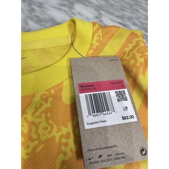Nike Dri-FIT Gardien Goalkeeper soccer Jersey Slim Fit FD7479-719 Women's Large - Picture 7 of 10